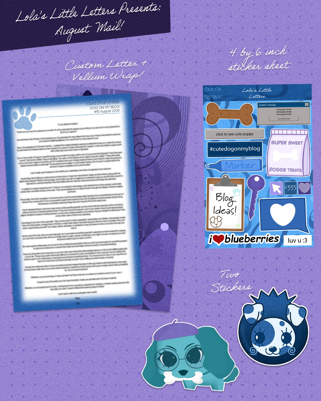 Lola's Little Letters Sticker Tier(U.S)