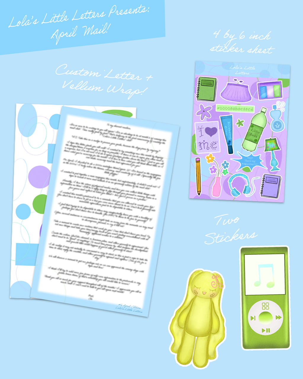 Lola's Little Letters Sticker Tier(International)