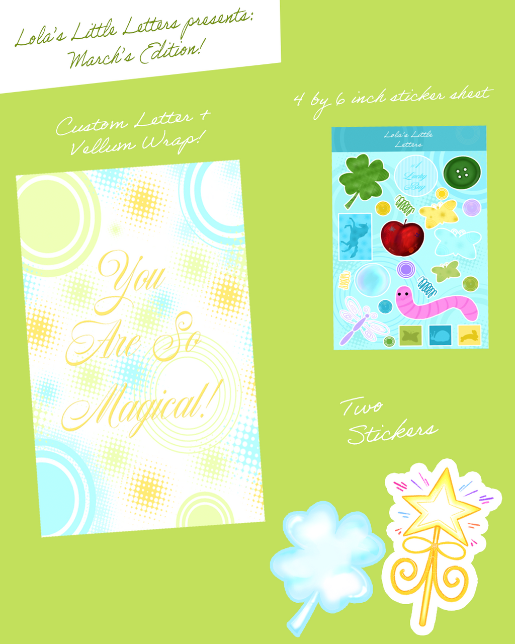 Lola's Little Letters Sticker Tier(International)