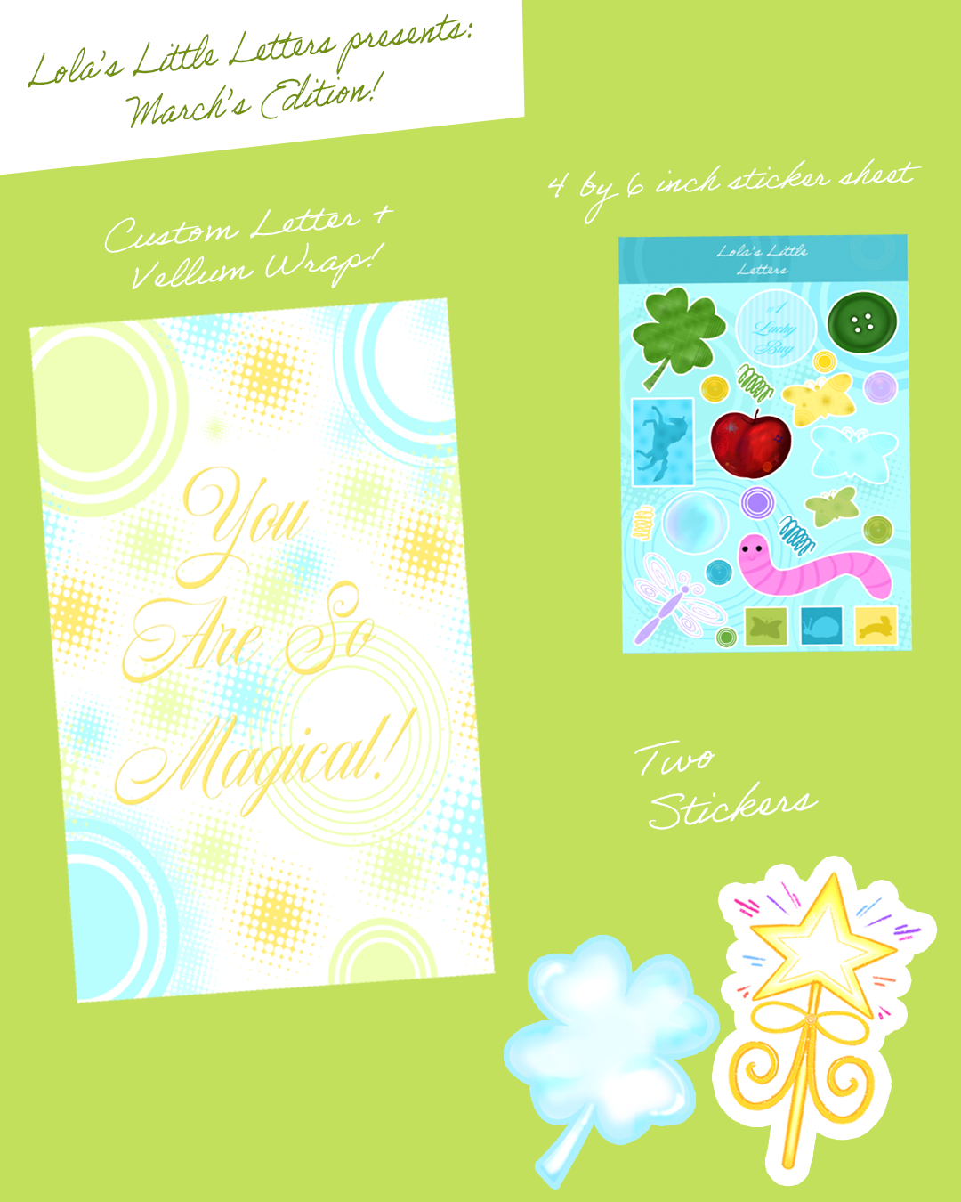 Lola's Little Letters Sticker Tier(International)