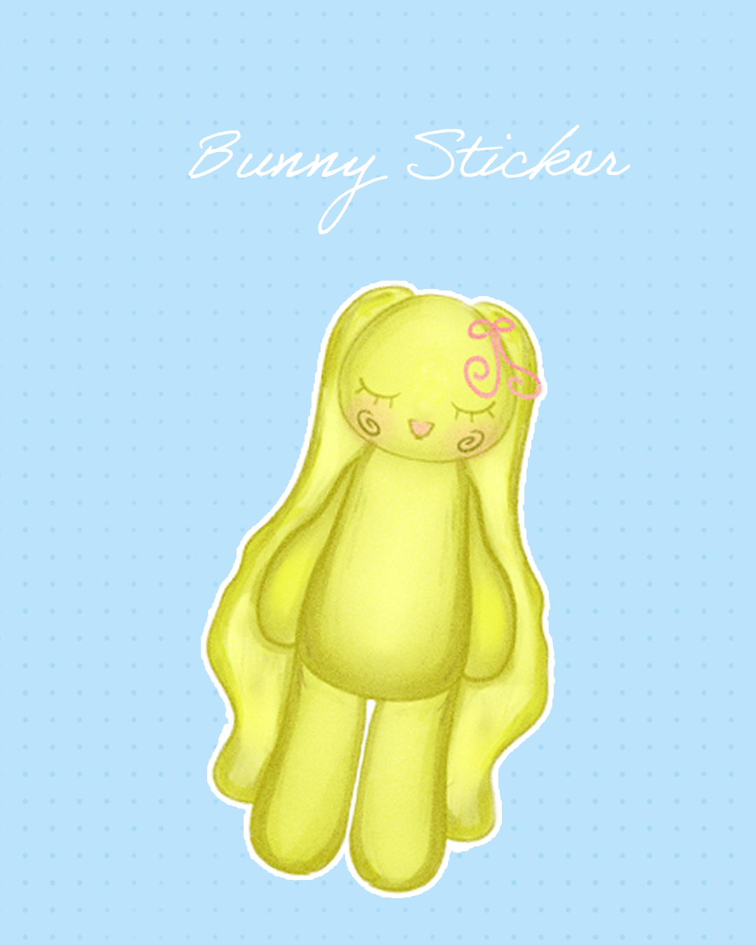LLL April Bunny Sticker