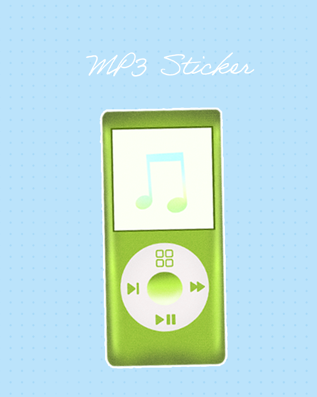 LLL April Mp3 Player sticker