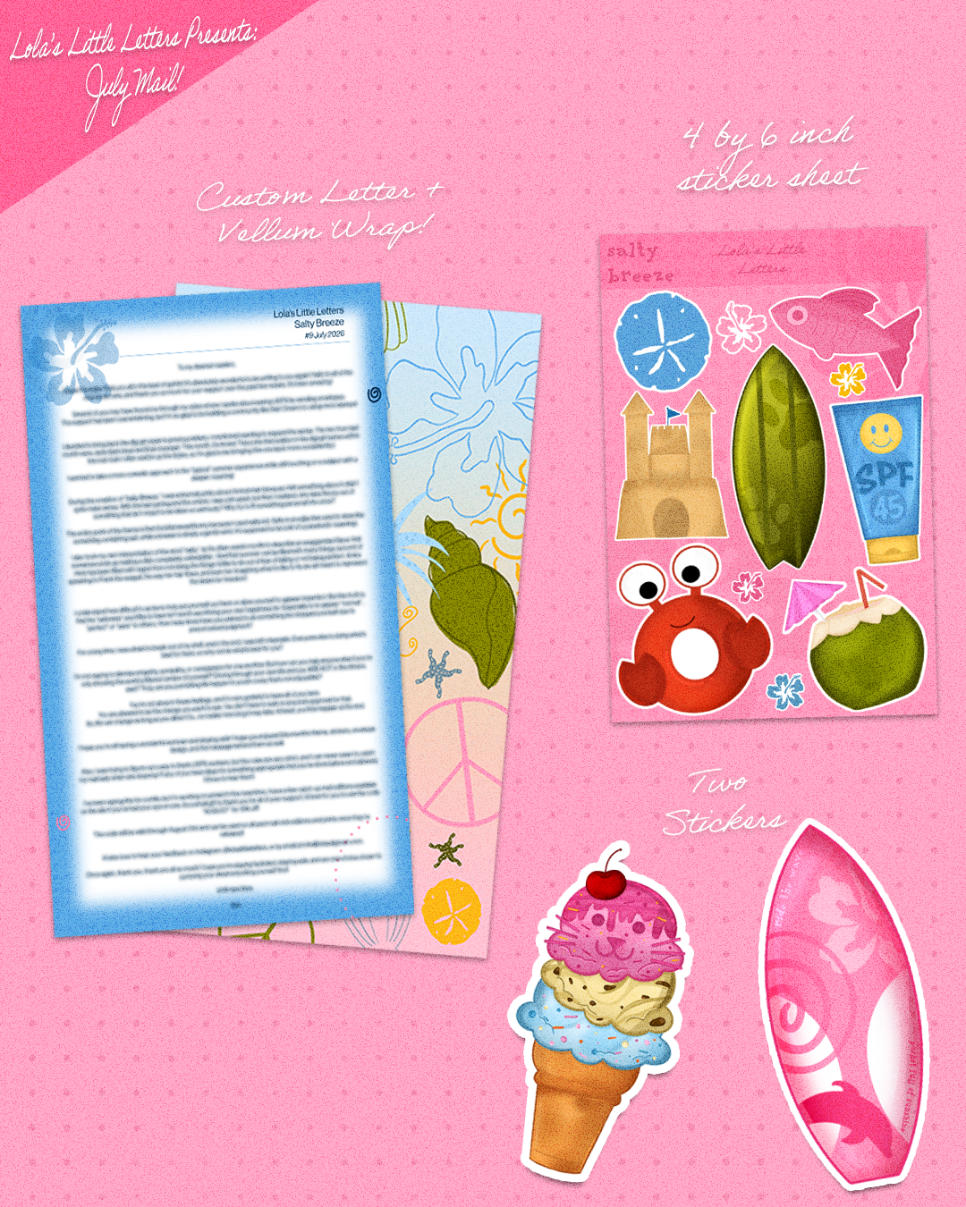 Lola's Little Letters Sticker Tier(International)